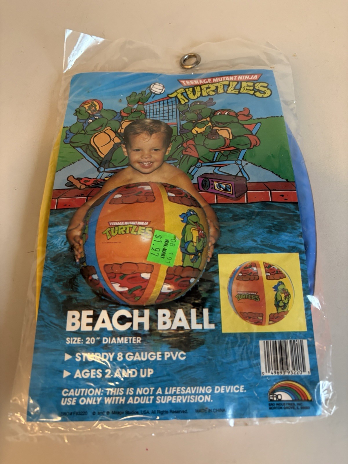 Vintage 1990 Mirage Teenage Mutant Ninja Turtles Beach Ball New In Package 20” Vintage 1990 Mirage Teenage Mutant Ninja Turtles Beach Ball New In Package 20”