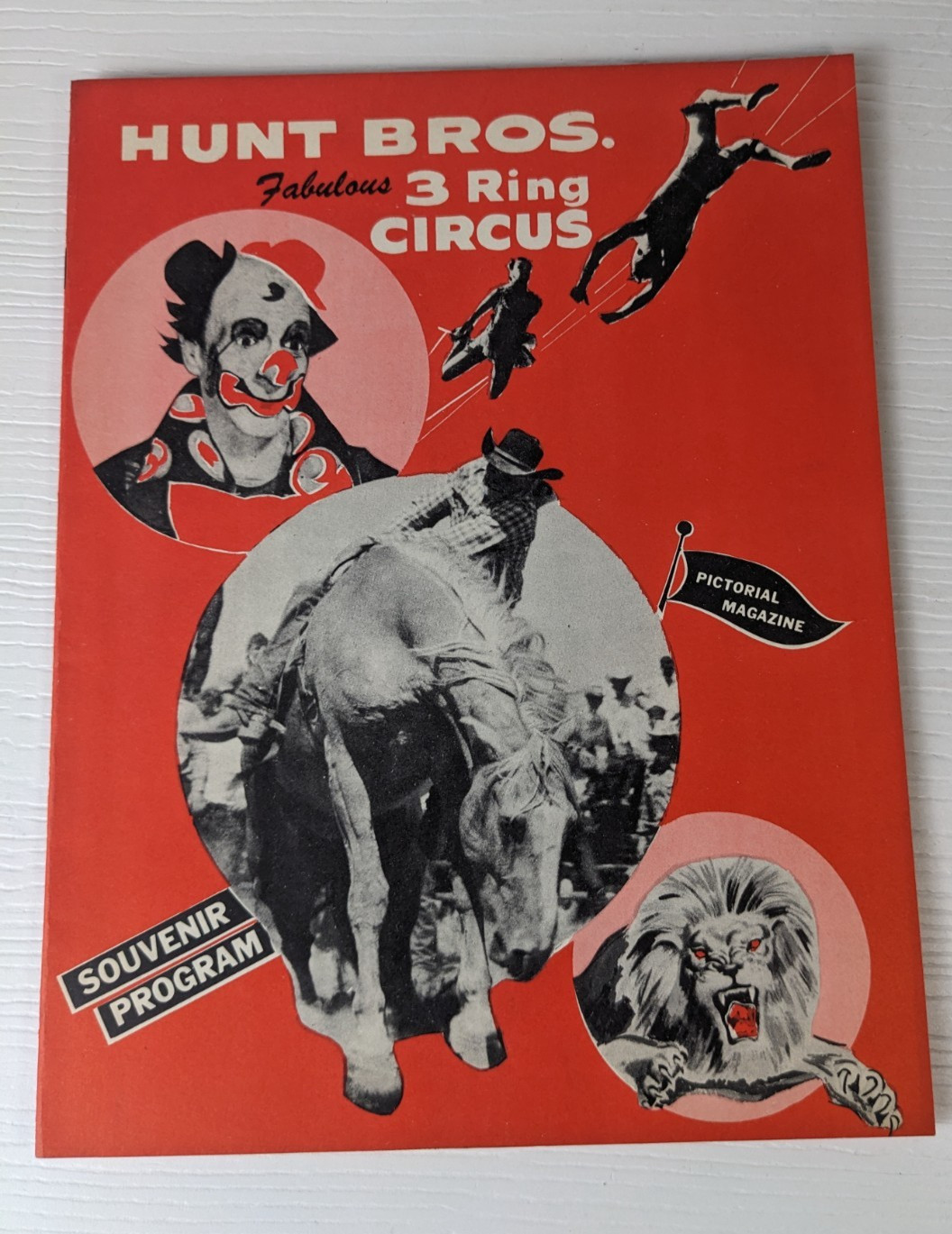 1958 Hunt Brothers 3 ring Circus souvenir program vintage 1958 Hunt Brothers 3 ring Circus souvenir program vintage