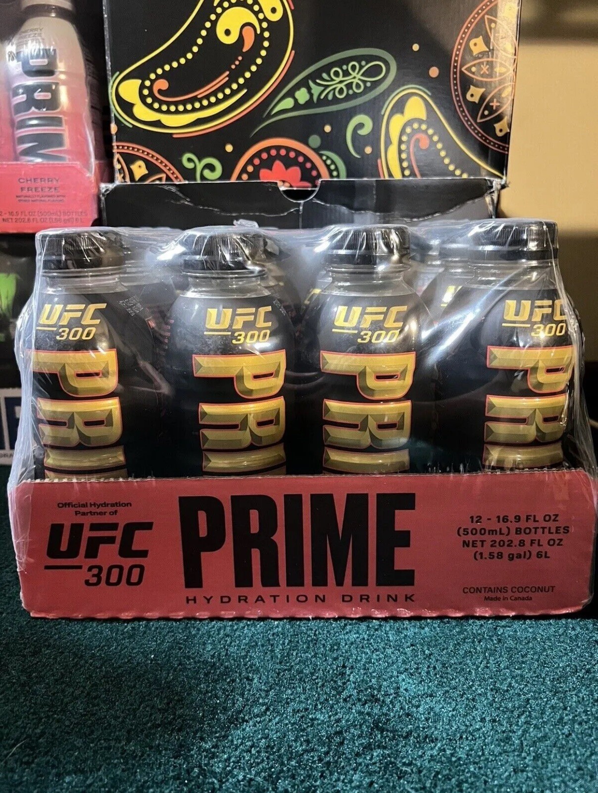 UFC 300 Prime Hydration Case 500ml Slab Sealed Limited Edition Unreleased UFC 300 Prime Hydration Case 500ml Slab Sealed Limited Edition Unreleased