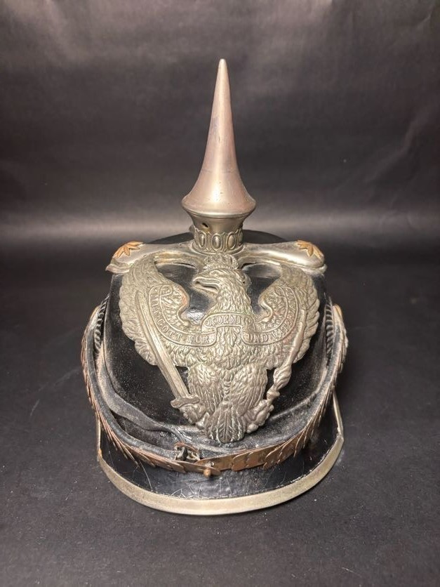 WW1 Era GERMAN / PRUSSIAN SPIKE HELMET PICKELHAUBE WW1 Era GERMAN / PRUSSIAN SPIKE HELMET PICKELHAUBE