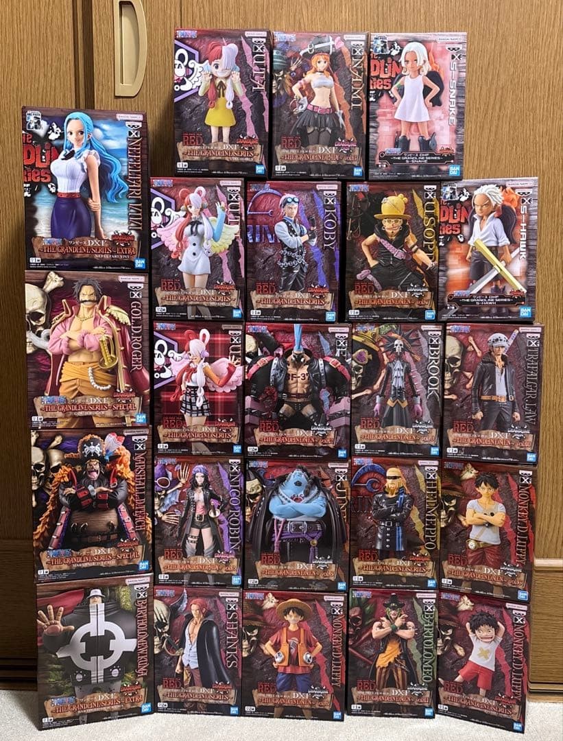 One Piece Figure Lot 23 Piece Set Bandai Collectible Anime Toys Authentic