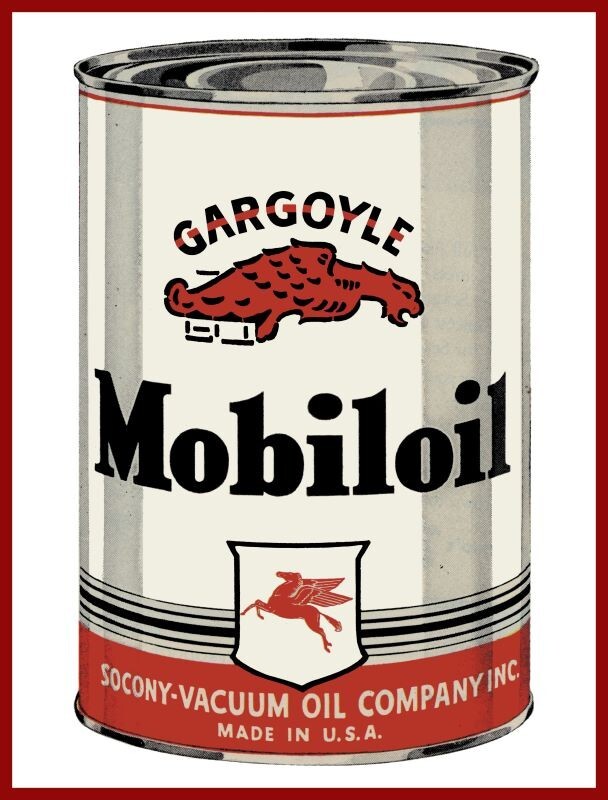 1941 SOCONY Vacuum Oil Co. New Metal Sign: MobilOil - Lg. Size - 12 x 16\