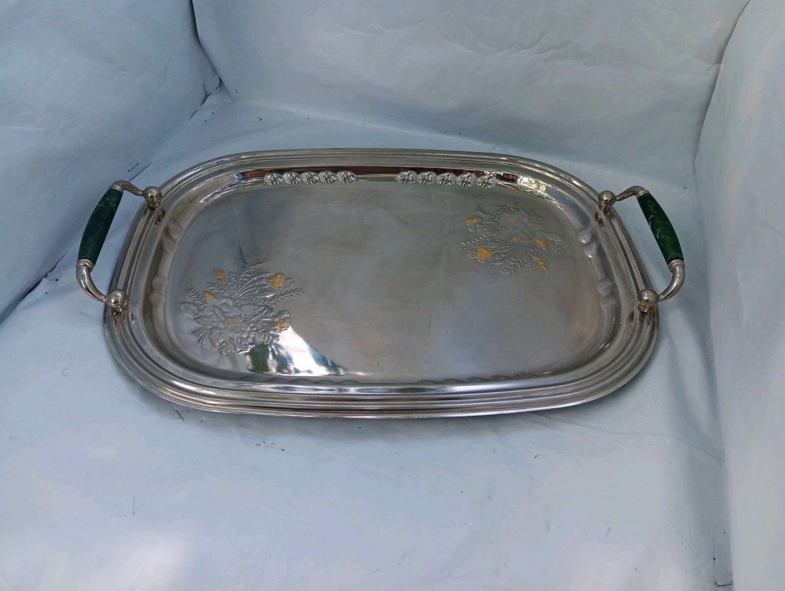 Vintage Inox 18/10 Oro 24 kt. Serving Tray Vintage Inox 18/10 Oro 24 kt. Serving Tray