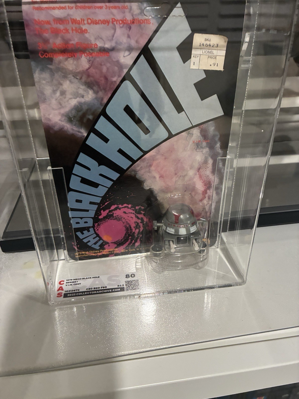 1979 The Black Hole V.I.N.CENT MOC Vintage Graded CAS 80-90-90 HIGH GRADE