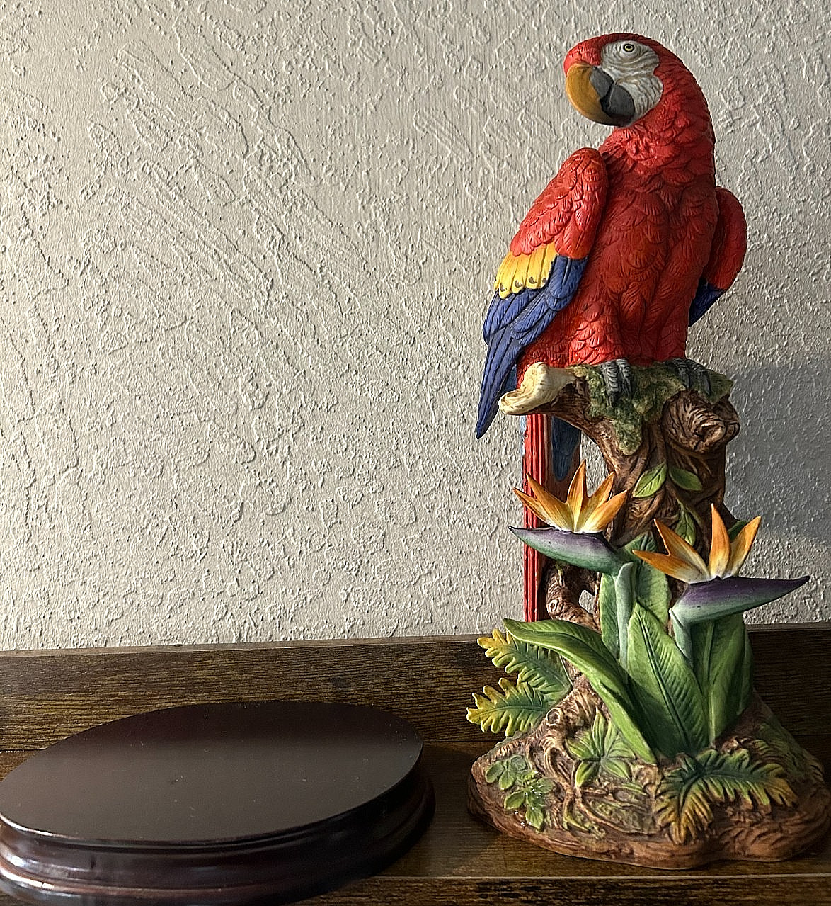 Andrea By Sadek Scarlet Macaw #6811 Rare 1983 Vintage Andrea By Sadek Scarlet Macaw #6811 Rare 1983 Vintage