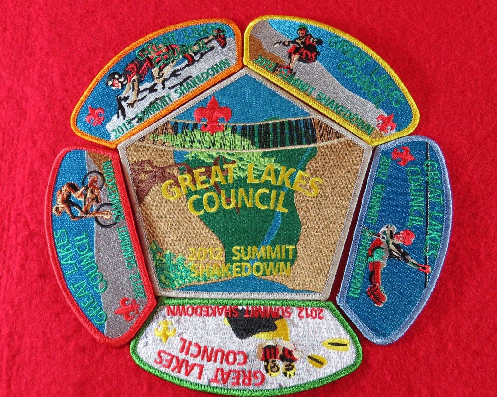 2012 Summit Shakedown Great Lakes Council 6-P Set [JM-134]