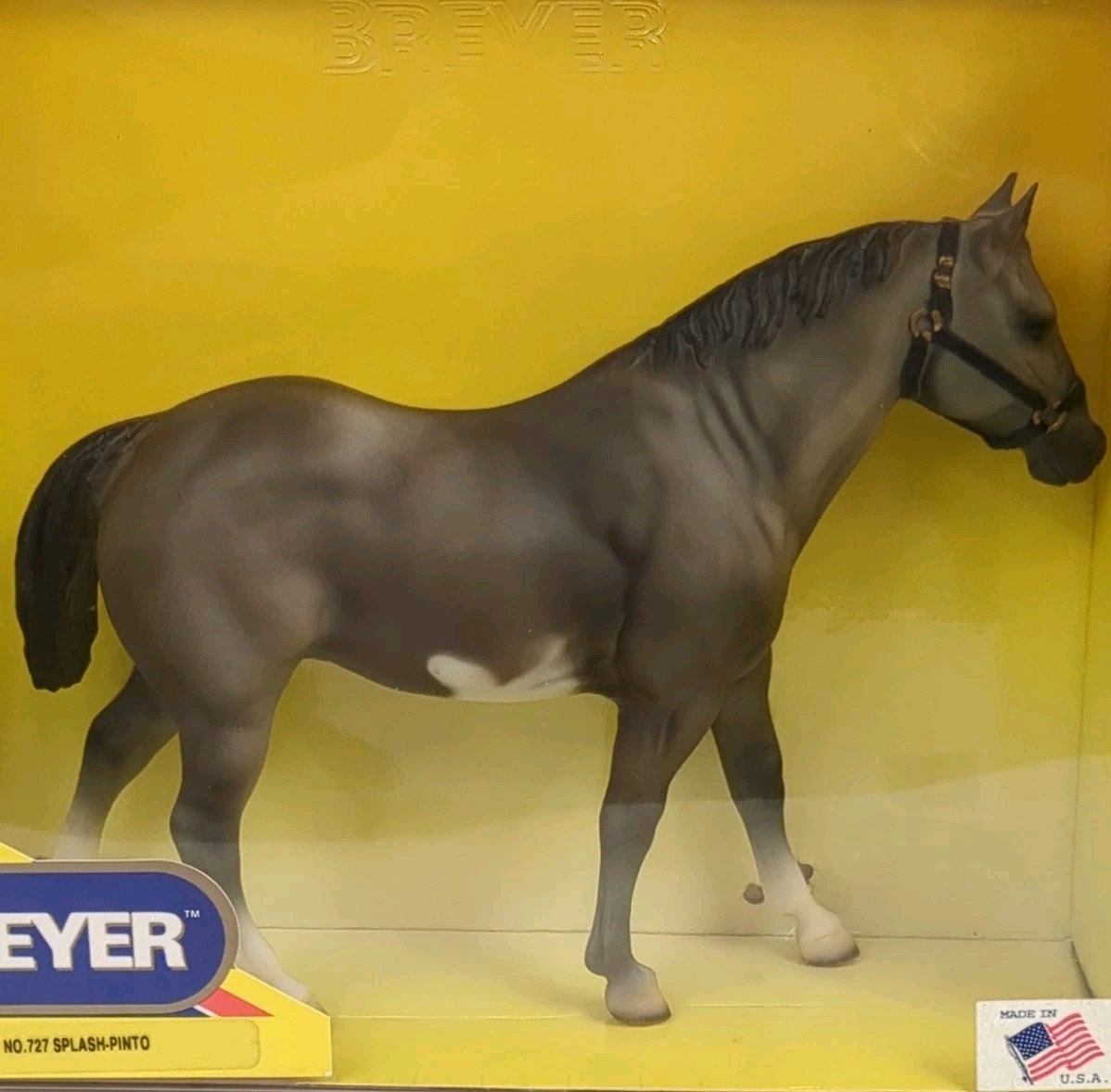 Vintage Breyer #727 Splash-Pinto Horse Silver Grulla Sabino JAH Popular Vote \'97 Vintage Breyer #727 Splash-Pinto Horse Silver Grulla Sabino JAH Popular Vote \'97