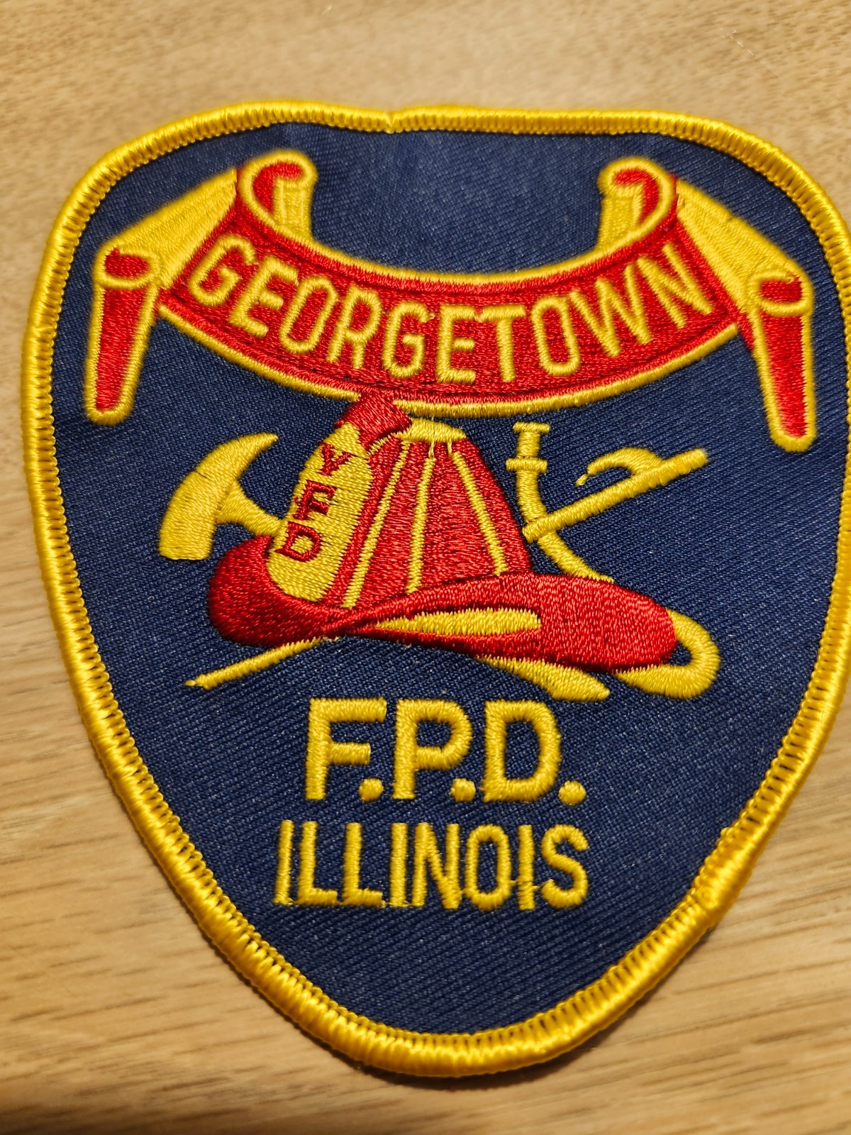 Geordetown Fire Department patch Geordetown Fire Department patch
