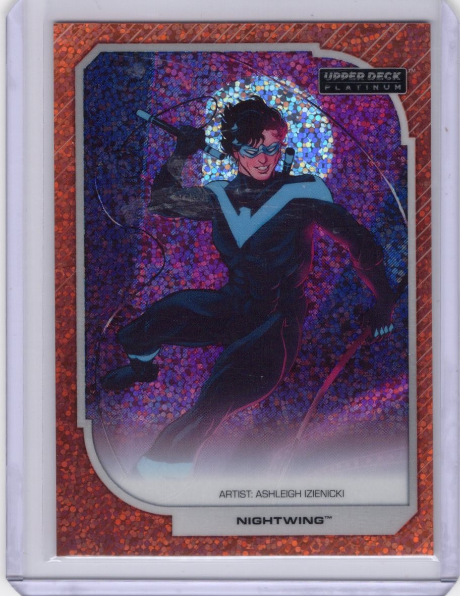 2026 UPPER DECK PLATINUM DC ORANGE SPARKLE PARALLEL #23 NIGHTWING 29/33
