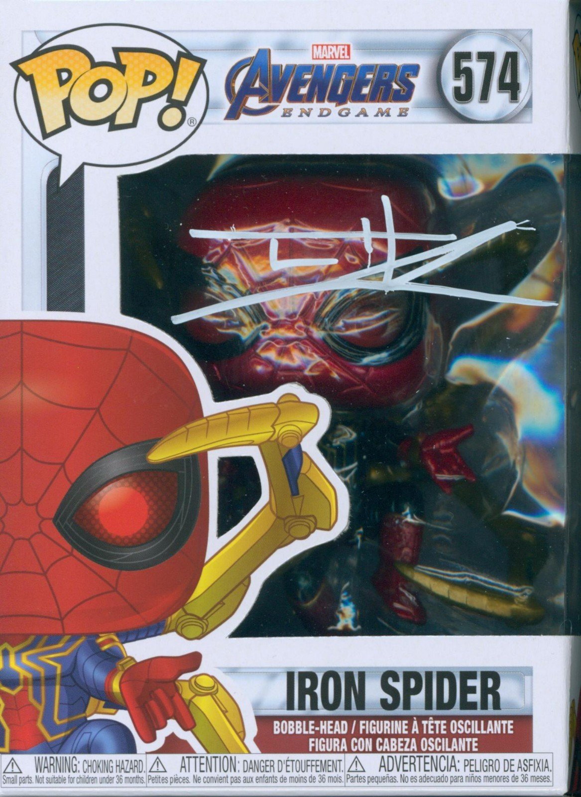 Tom Holland Signed Spider-man Funko 574| SWAU WITNESS