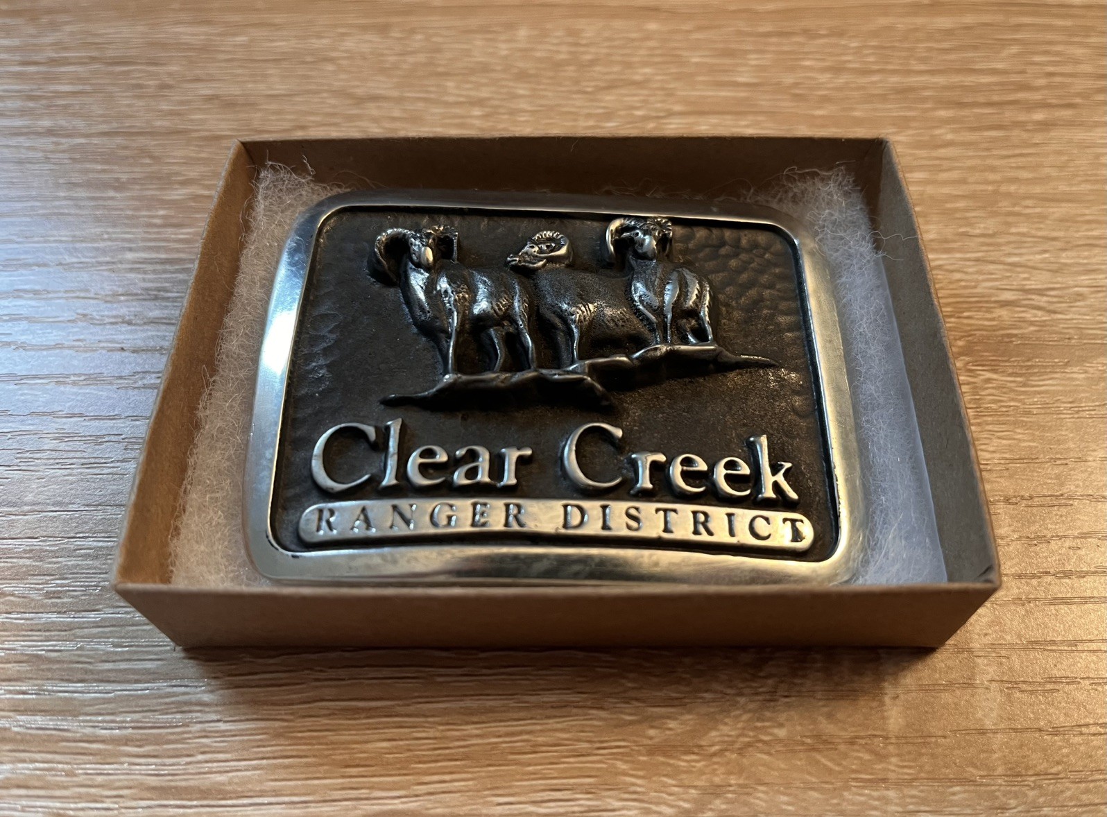 Western Heritage Montana Clear Creek Ranger District Belt Buckle Western Heritage Montana Clear Creek Ranger District Belt Buckle