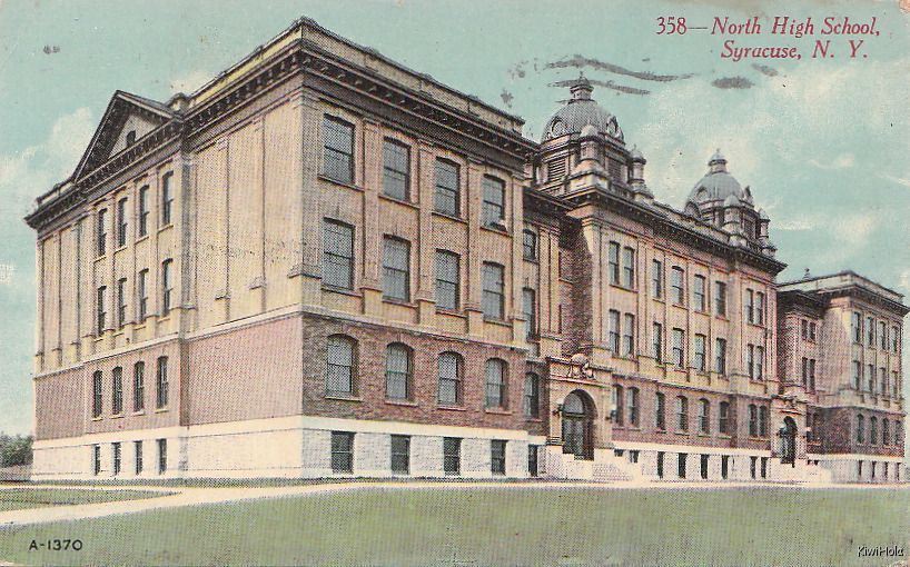 Postcard North High School Syracuse NY Postcard North High School Syracuse NY