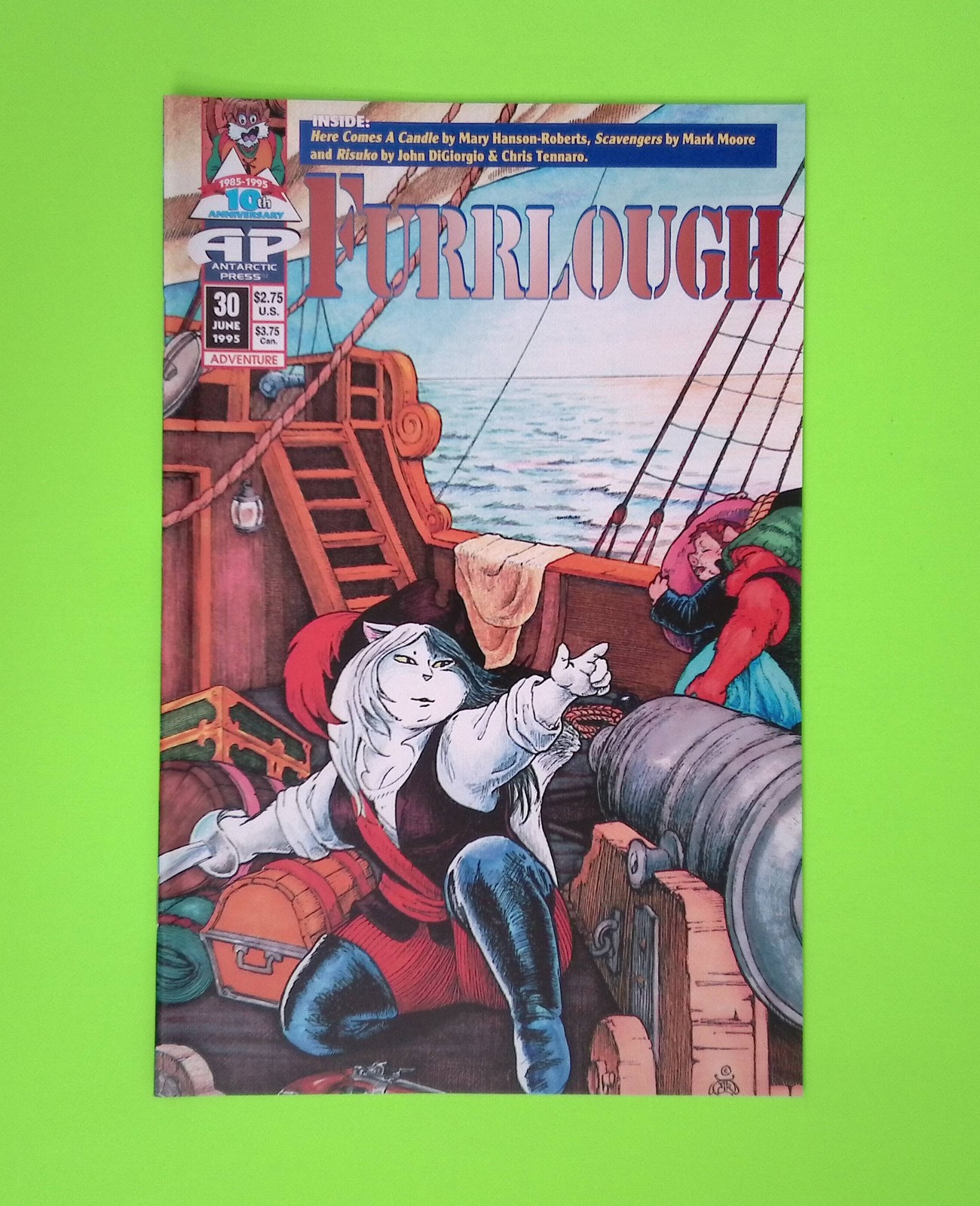 Furrlough #30 1995 Antarctic Press High Grade Comic Book Q133-7 Furrlough #30 1995 Antarctic Press High Grade Comic Book Q133-7