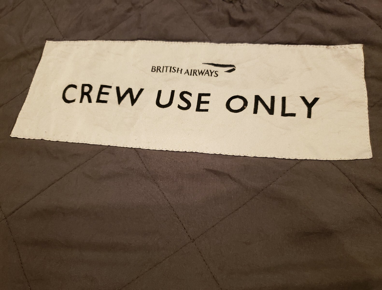 British Airways Blanket Crew 1st Class Double Layer Sleeping Bag 6ft X 34in British Airways Blanket Crew 1st Class Double Layer Sleeping Bag 6ft X 34in