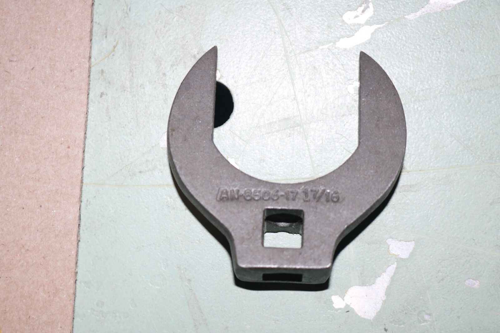 NOS  WWII - Korea USAAF USAF USN AN 8506-17 crowsfoot wrench black 1 7/16