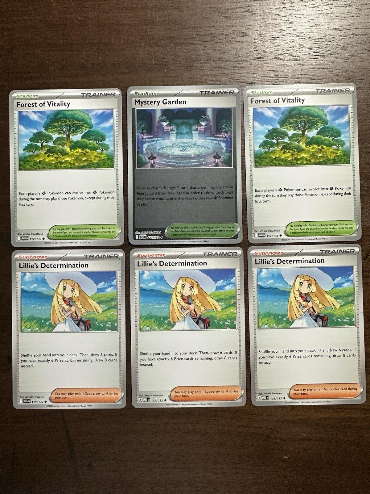 Trainer Lot Lillie Determination X3 Forest Of Vitality X2 Mystery Garden Trainer Lot Lillie Determination X3 Forest Of Vitality X2 Mystery Garden