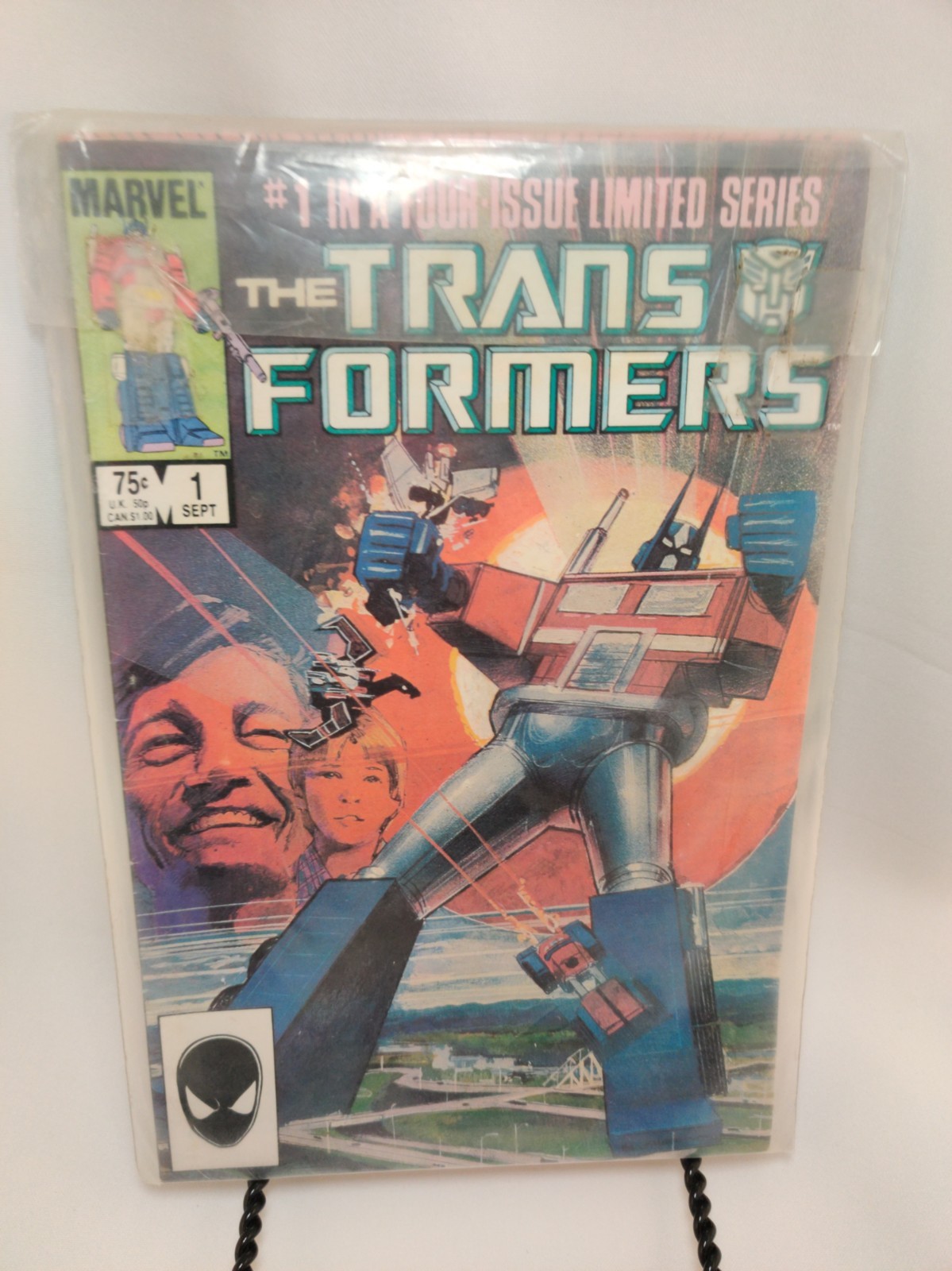 Transformers # 1 Comic Book Marvel Limited Series 1984 Transformers # 1 Comic Book Marvel Limited Series 1984