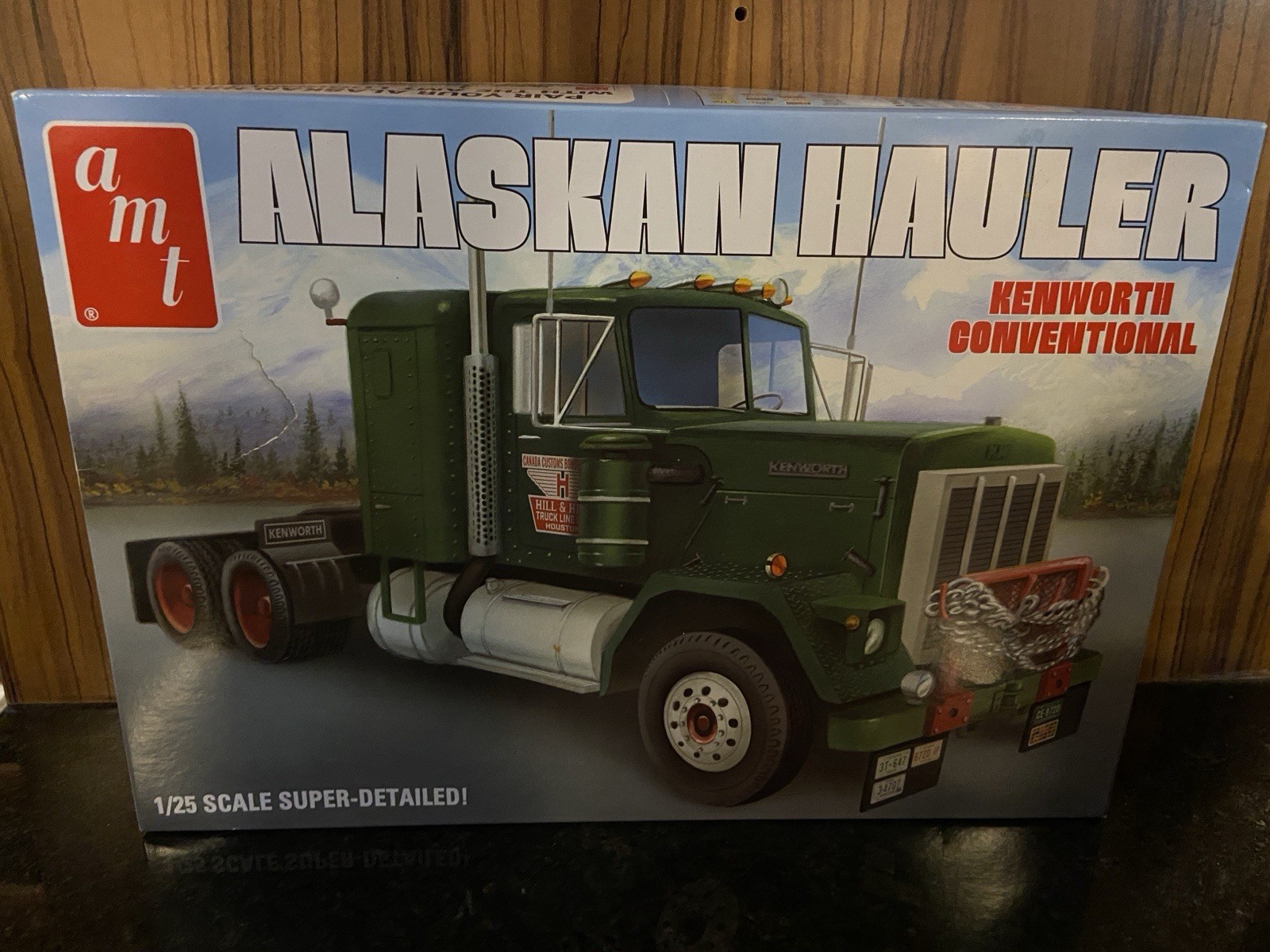 AMT KENWORTH CONVENTION AMT1339 Alaskan Hauler Model Open box Started / Complete AMT KENWORTH CONVENTION AMT1339 Alaskan Hauler Model Open box Started / Complete