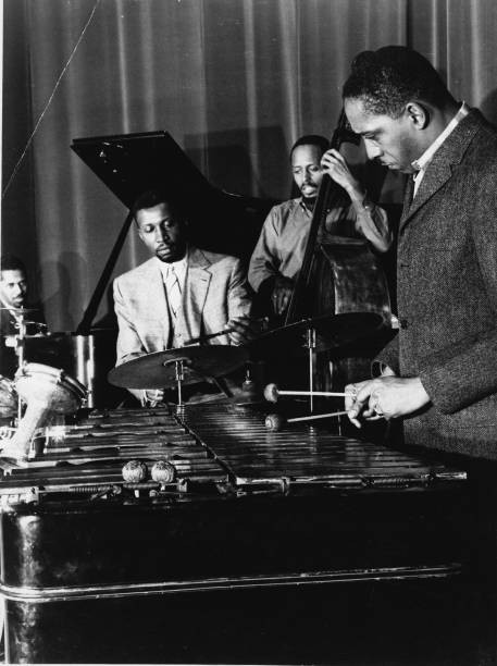 The Modern Jazz Quartet perform stage 1960 United States Old Photo
