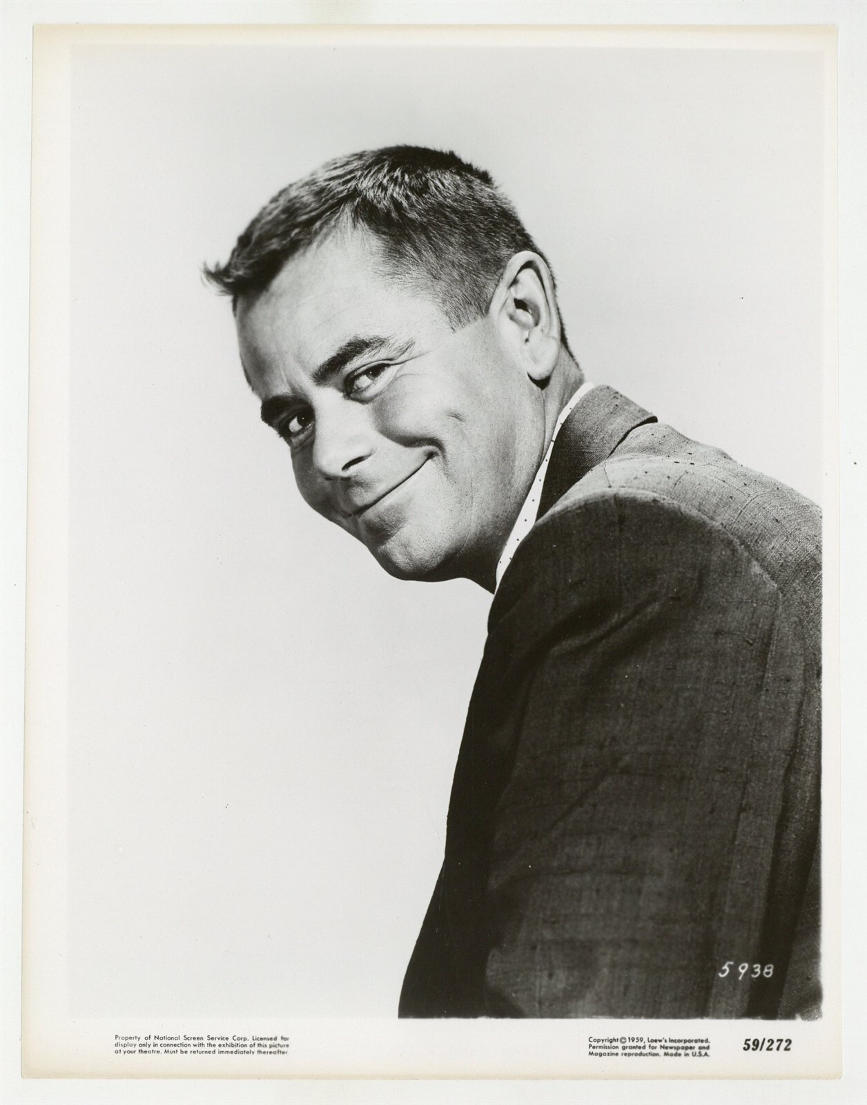 Glenn Ford 1959 Original Studio Portrait Photo 8x10 Blackboard Jungle J10338 Glenn Ford 1959 Original Studio Portrait Photo 8x10 Blackboard Jungle J10338