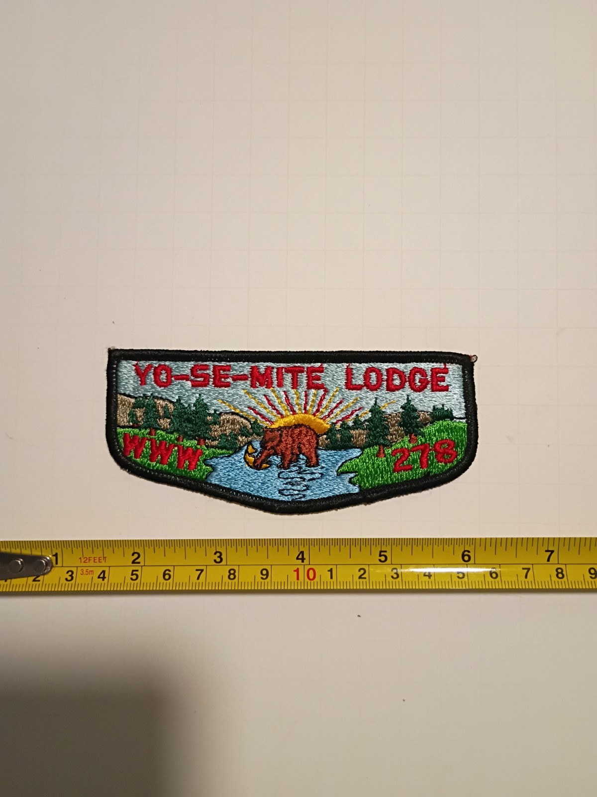 Yo Se Mite Lodge 278 OA Pocket Patch Order Of The Arrow Boy Scouts Of America... Yo Se Mite Lodge 278 OA Pocket Patch Order Of The Arrow Boy Scouts Of America...