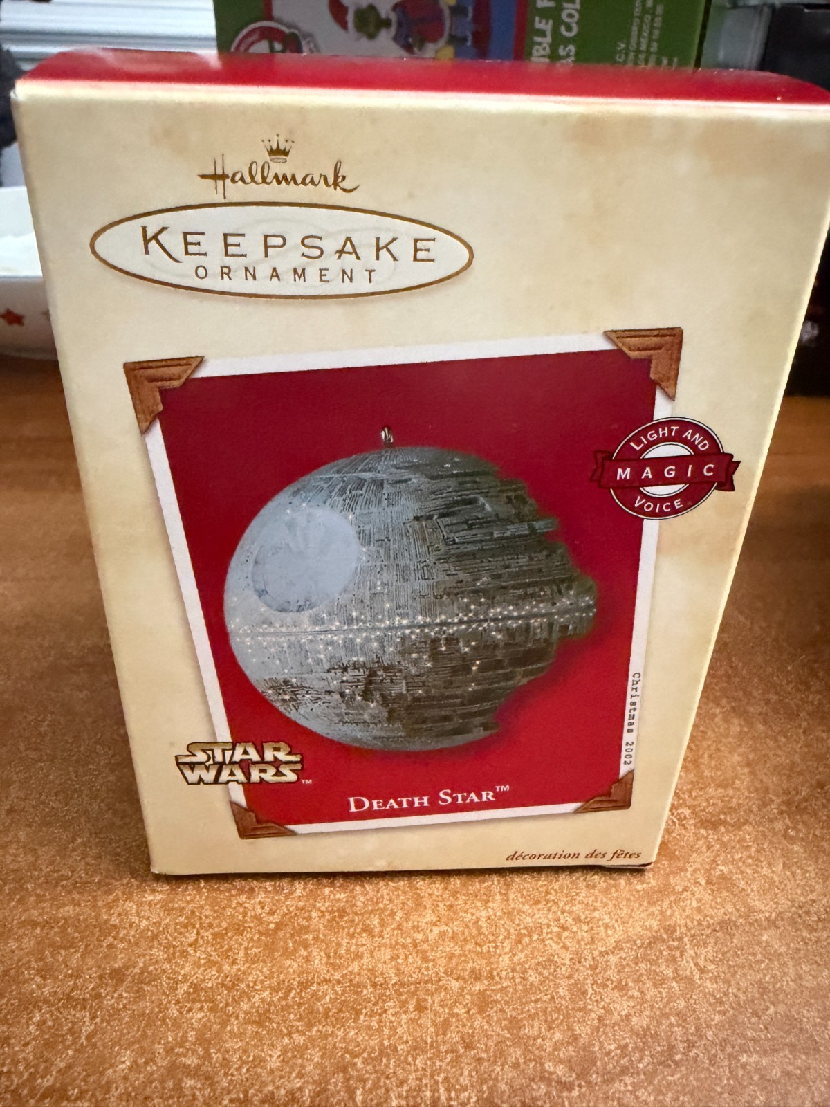 2002 Hallmark Keepsake Magic Light-Voice Ornament Star Wars Death Star (SW) 2002 Hallmark Keepsake Magic Light-Voice Ornament Star Wars Death Star (SW)