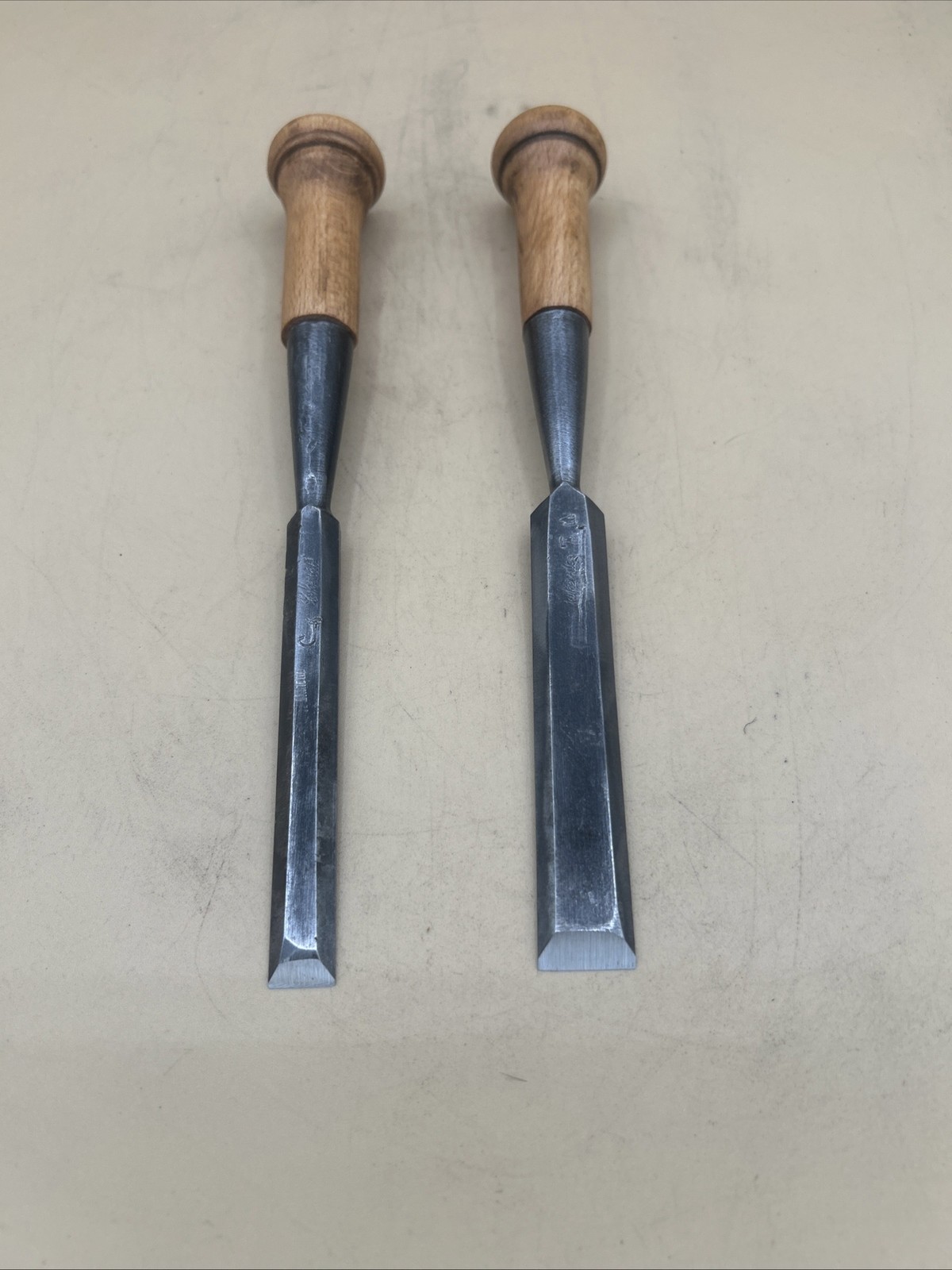2- Vintage Lakeside Bevel Edge Socket Chisels.  3/4\