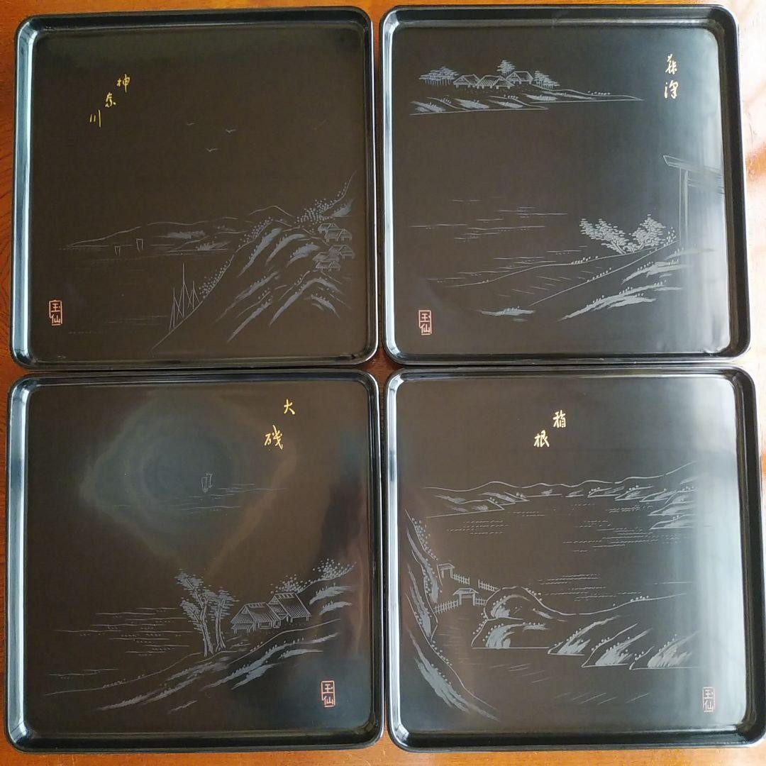 Wajima Lacquerware Soup Bowls Set 10 Piece Vintage Showa Era Antique Craft Wajima Lacquerware Soup Bowls Set 10 Piece Vintage Showa Era Antique Craft