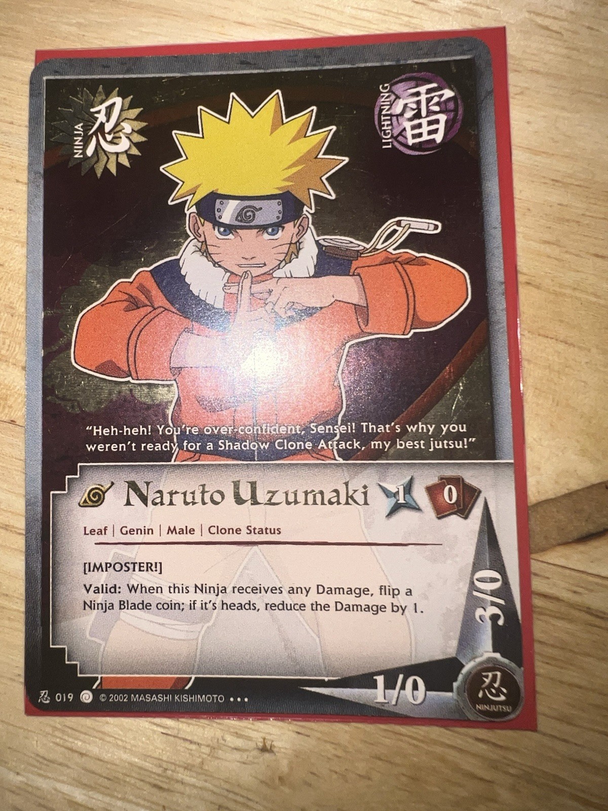Naruto CCG - Naruto ‘Imposter’ N-019 Super Rare