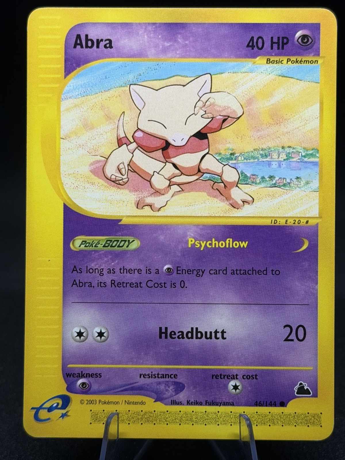 Abra 46/144 Skyridge Vintage Pokémon TCG NM WOTC Abra 46/144 Skyridge Vintage Pokémon TCG NM WOTC