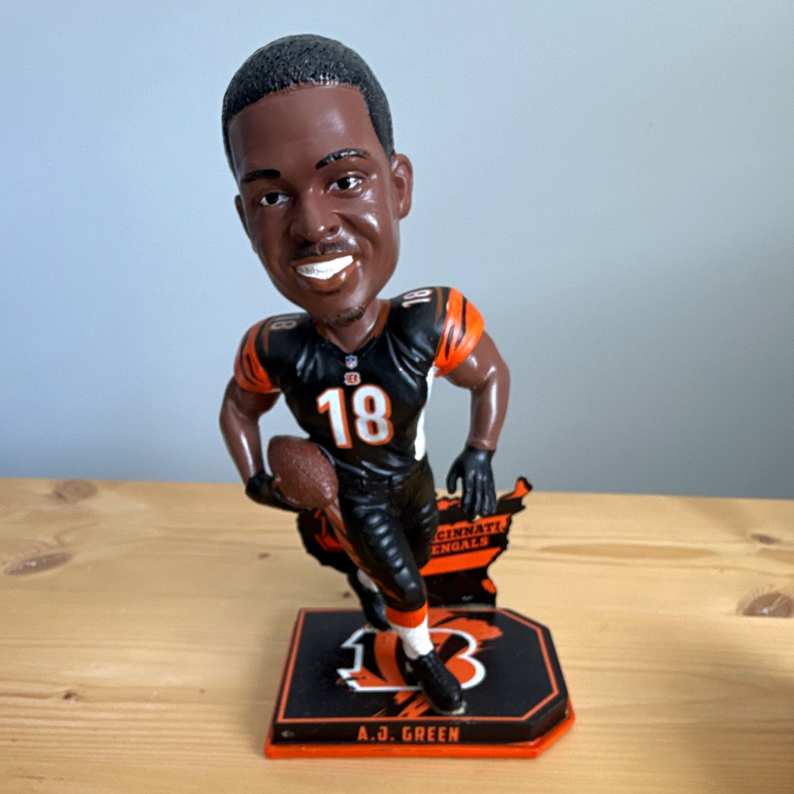 Forever Collectibles Legends of the Field Bobblehead A.J. Green #18 LE 117/2016