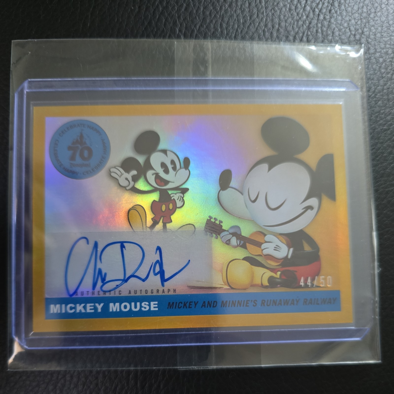 Topps Disneyland 70th Anniversary Mickey Mouse Auto Chris Diamantopoulos /50