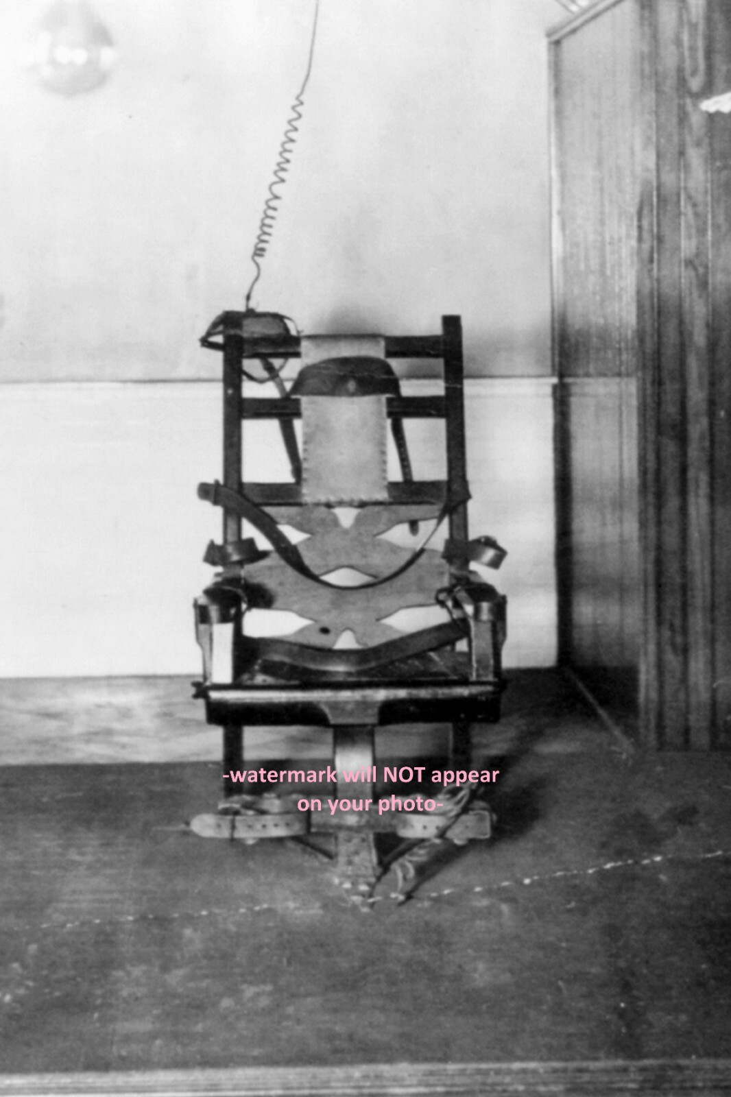 Creepy Electric Chair PHOTO Scary Prison Photo 1908 Old Jail New York Creepy Electric Chair PHOTO Scary Prison Photo 1908 Old Jail New York