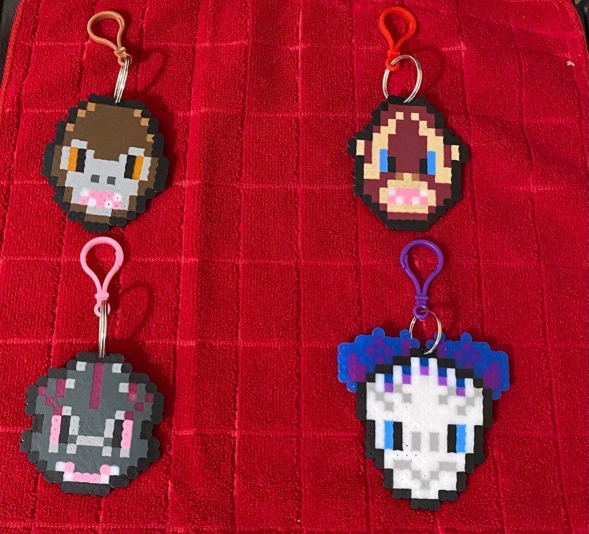 Godzilla X Kong Pixel Keychains YOU CHOOSE Godzilla X Kong Pixel Keychains YOU CHOOSE