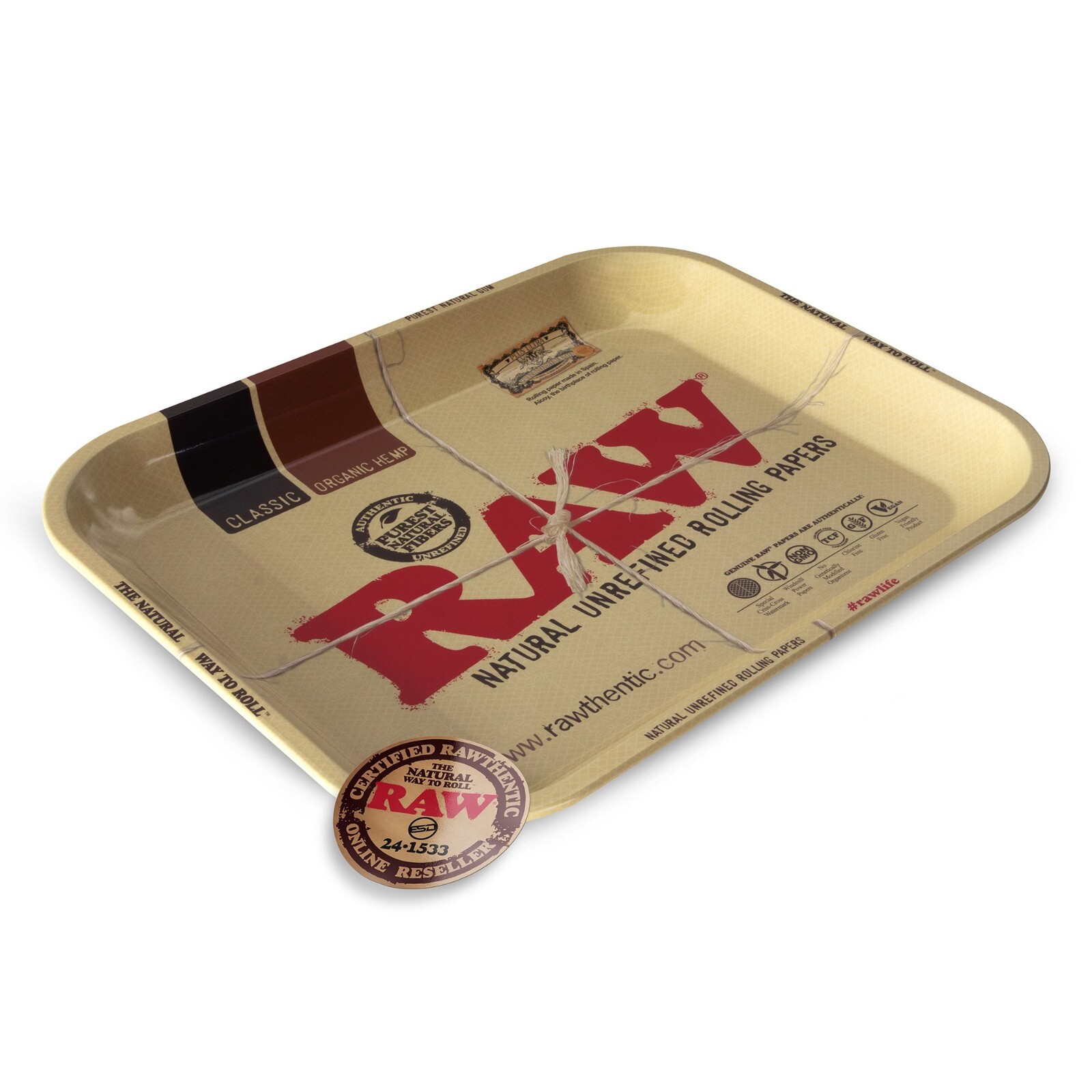 RAW Classic Large Roling Tray Metal 14 x 11 ~Fast 