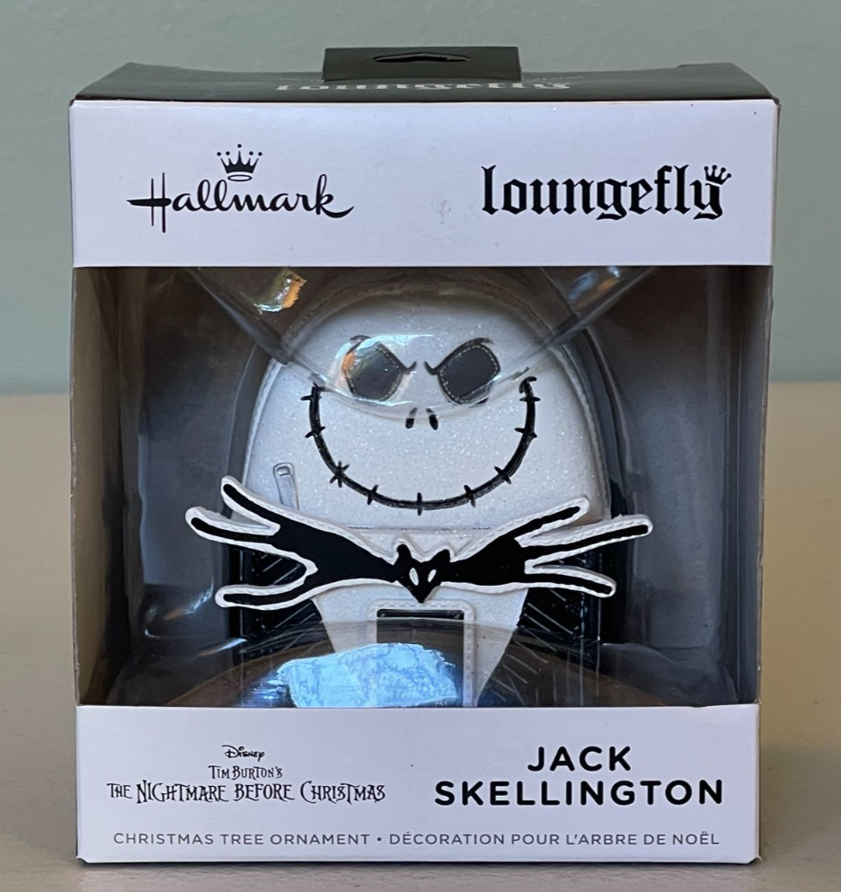 Hallmark 2026 Disney Loungefly JACK SKELLINGTON BACKPACK Ornament ~ NMIB Hallmark 2026 Disney Loungefly JACK SKELLINGTON BACKPACK Ornament ~ NMIB