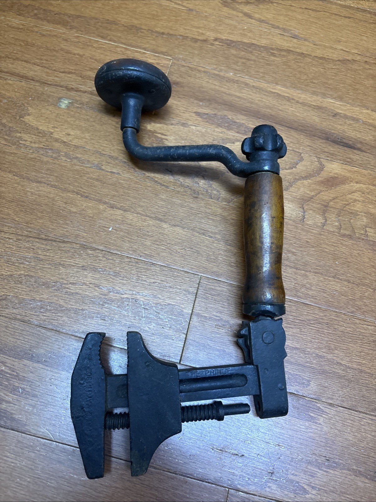 Antique Combination Brace Wrench “The Prince” Pat’d May 11, 1909 Antique Combination Brace Wrench “The Prince” Pat’d May 11, 1909