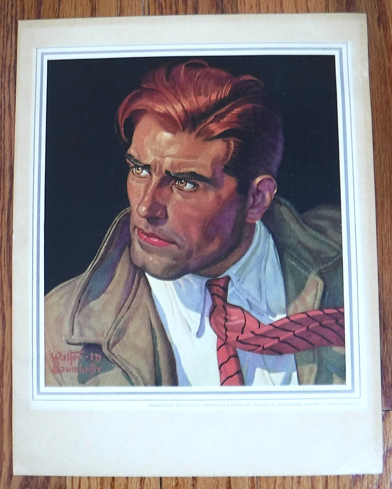 Doc Savage Quest of the Qui PULP Magazine Photo Premium Mega Rare 1935 VF
