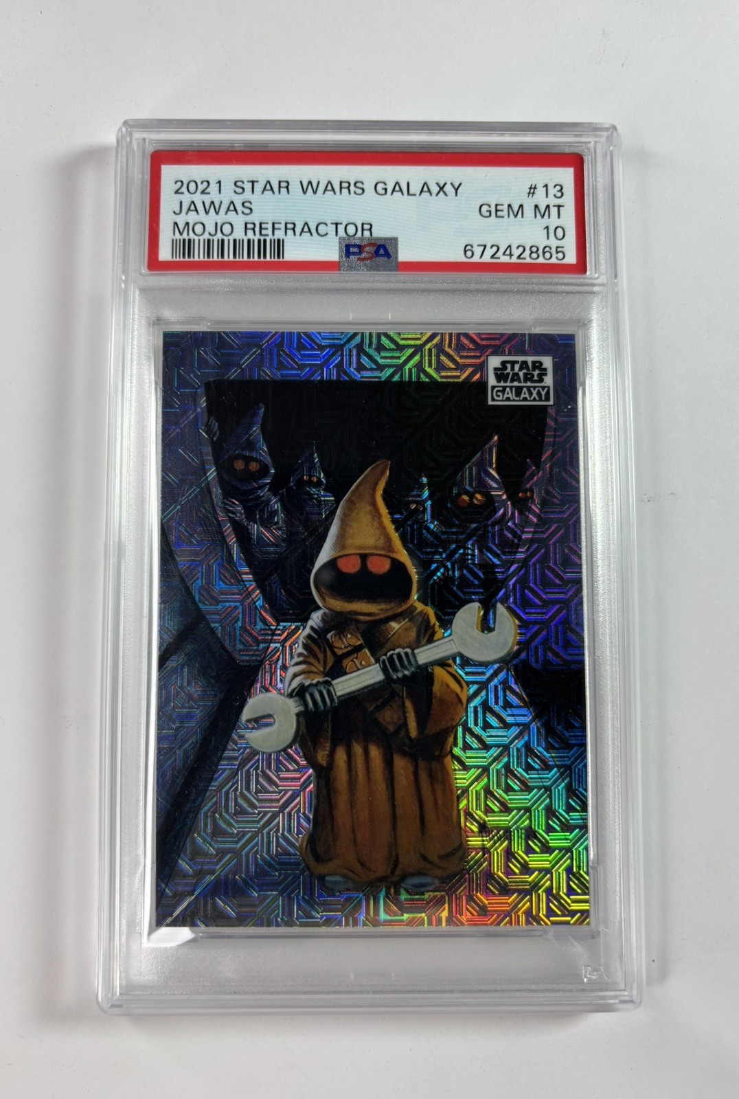 2021 Topps Chrome Star Wars Galaxy #13 Jawas Mojo Refractor /50 PSA 10 - POP 12