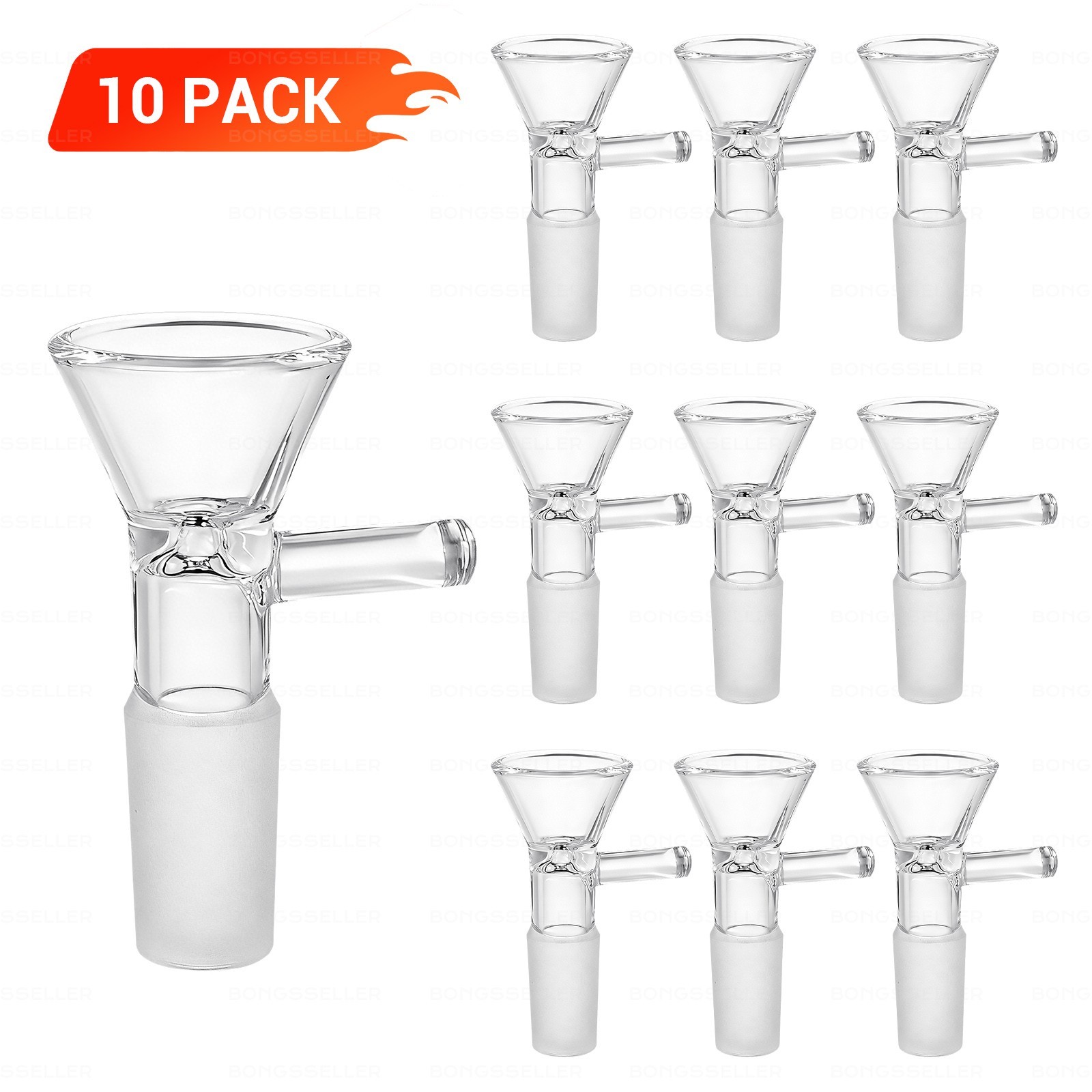 10 Pack - 14mm Male Glass Bowl for Water Pipe and Bong Replacement Heads,US SHIP 10 Pack - 14mm Male Glass Bowl for Water Pipe and Bong Replacement Heads,US SHIP