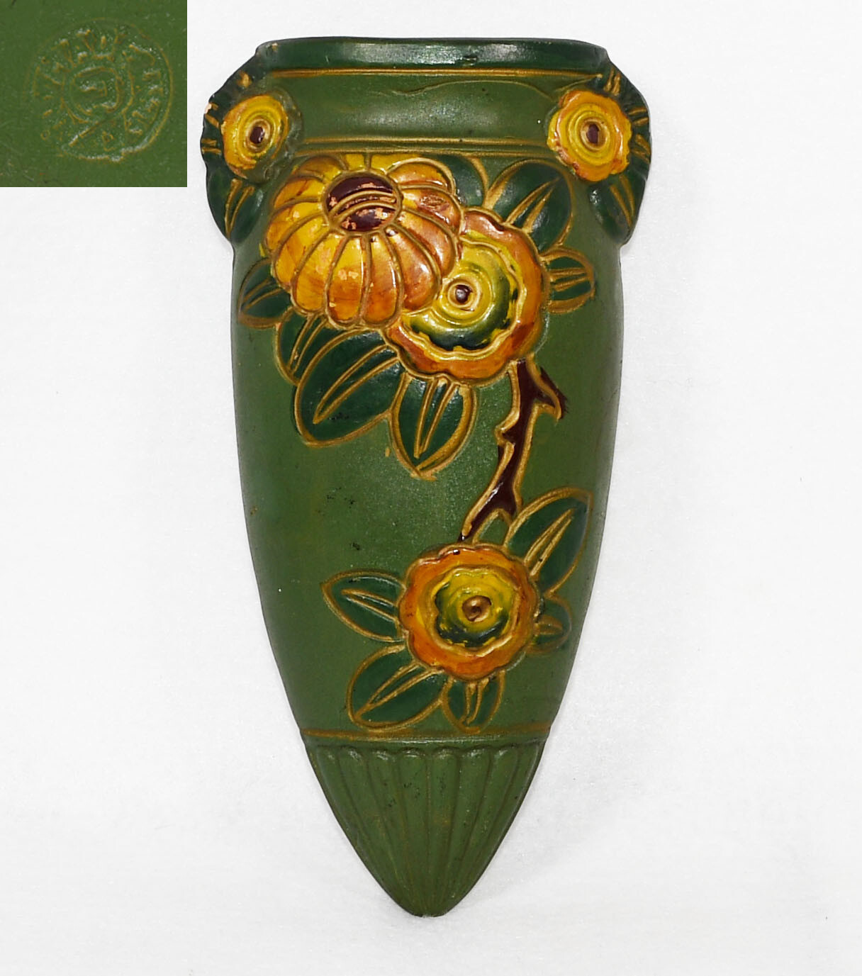 Wall Pocket Older Pottery Maker Unknown To Seller (8 Wall Pocket Older Pottery Maker Unknown To Seller (8