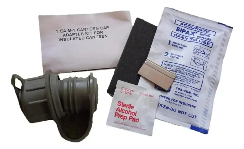 GI M-1 Canteen Cap Adapter Kit For Insulated Arctic Canteen GI M-1 Canteen Cap Adapter Kit For Insulated Arctic Canteen