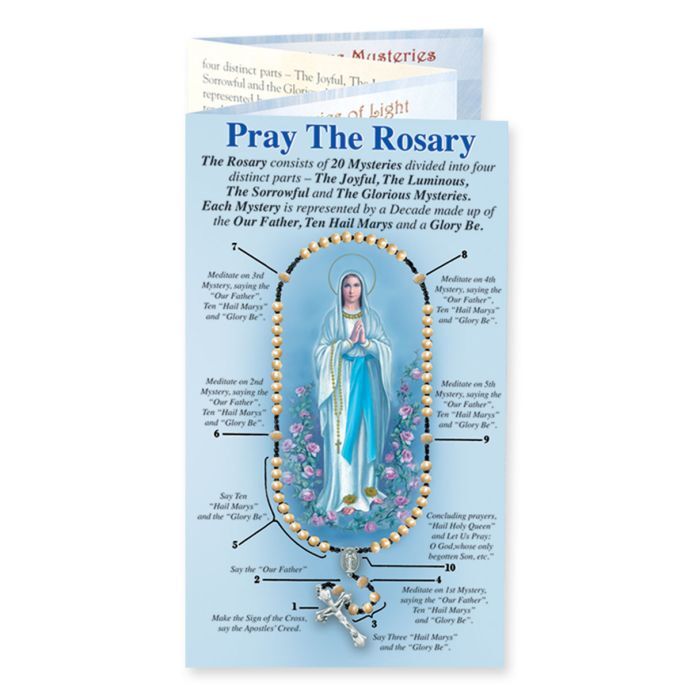 Pray the Rosary Pamphlet Includes All 4 Mysteries - English Pray the Rosary Pamphlet Includes All 4 Mysteries - English