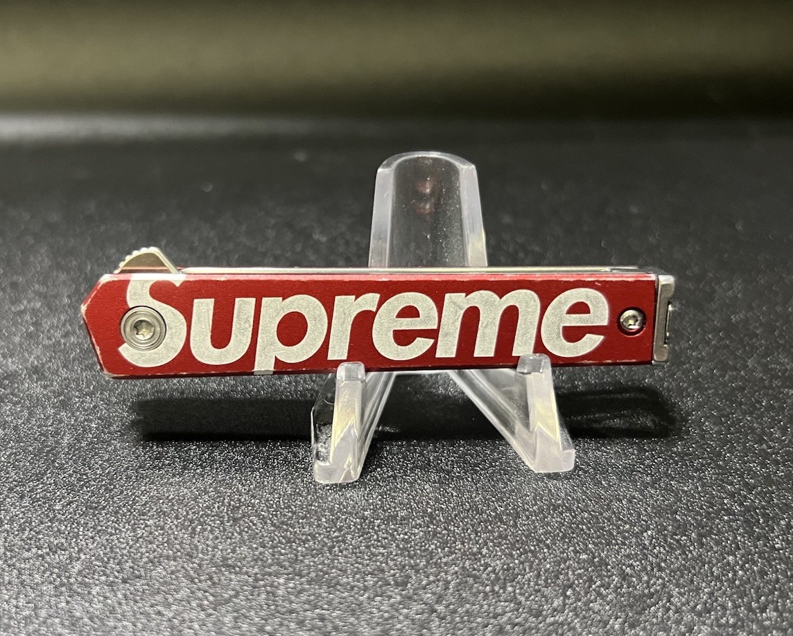 Vintage Supreme StatGear Pocket Knife RED Keychain Used Vintage Supreme StatGear Pocket Knife RED Keychain Used