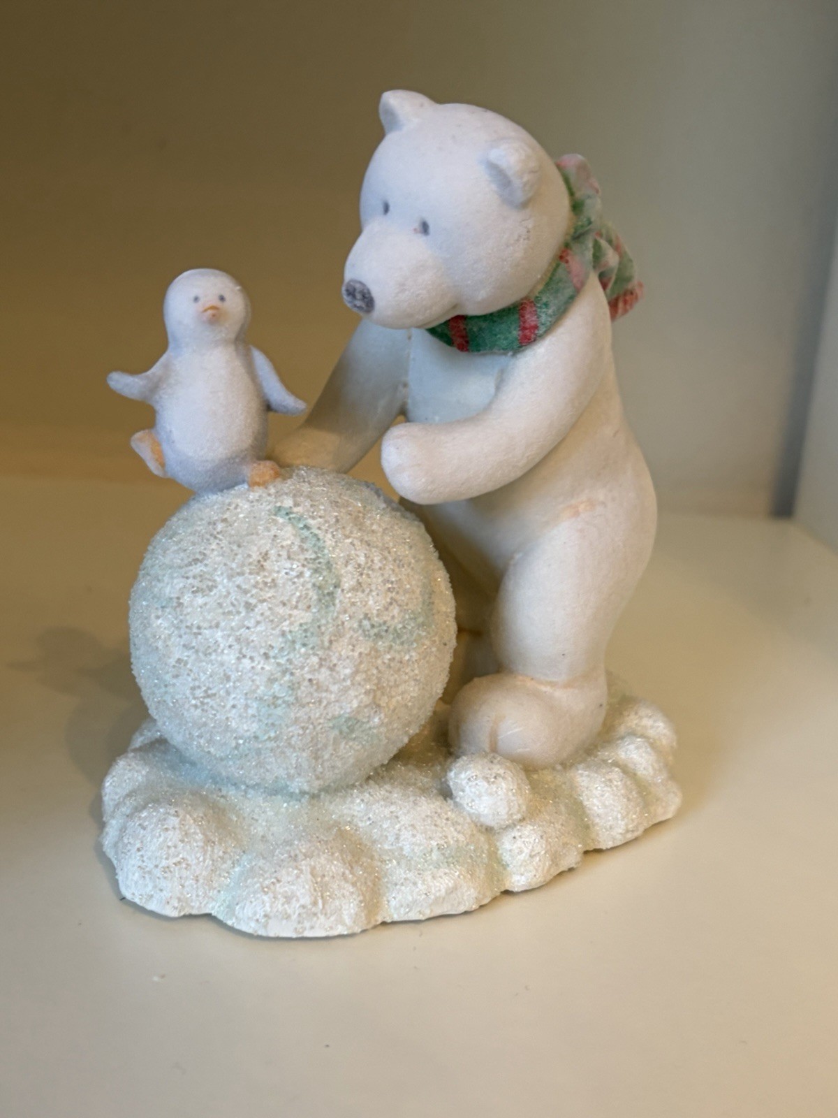 Russ Berrie & Co. Snowy Days TM Polar Bear Ceramic Figurine 21331 Russ Berrie & Co. Snowy Days TM Polar Bear Ceramic Figurine 21331