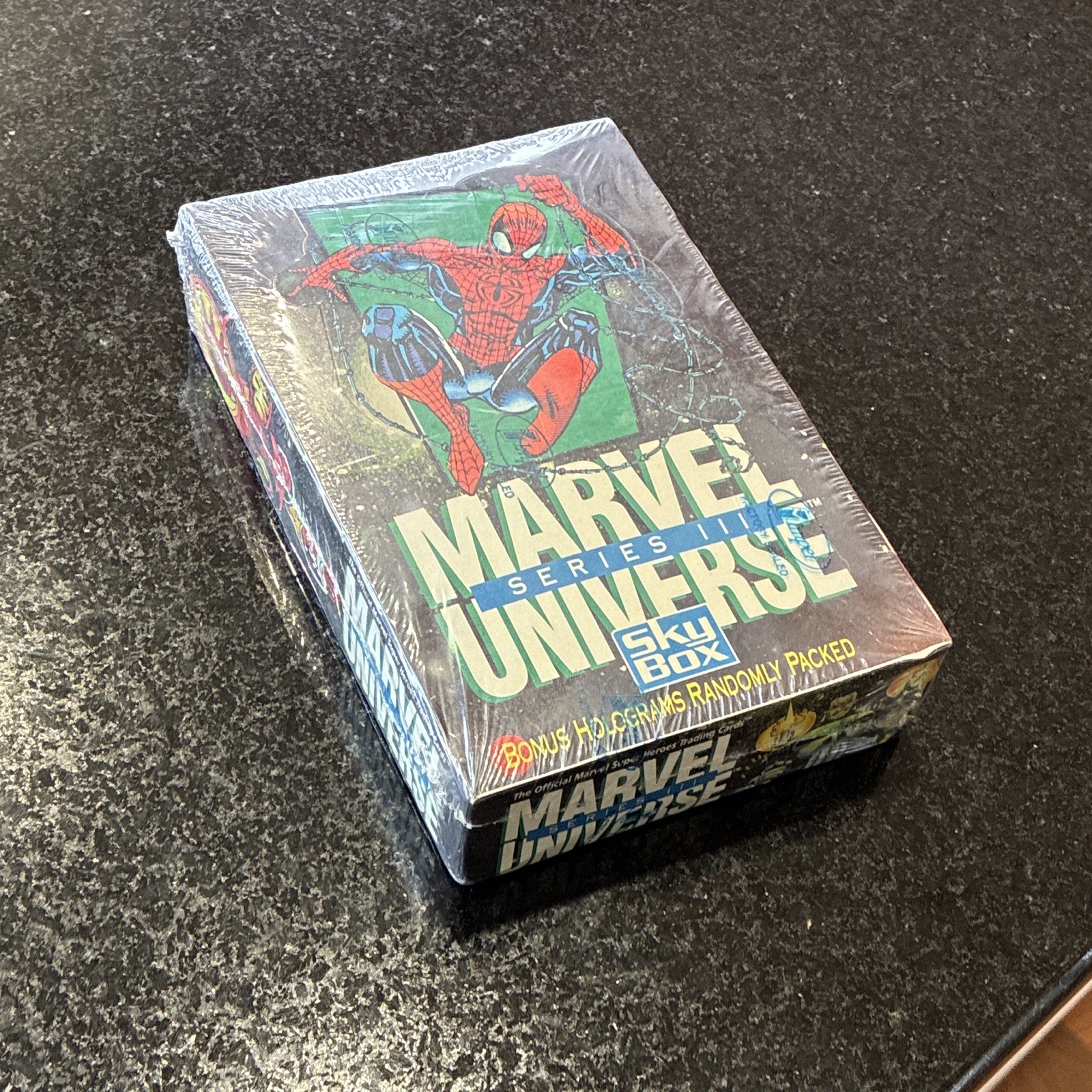 Skybox 1992 Marvel Universe Series III Sealed Box 36 Cards Spider-Man Hologram
