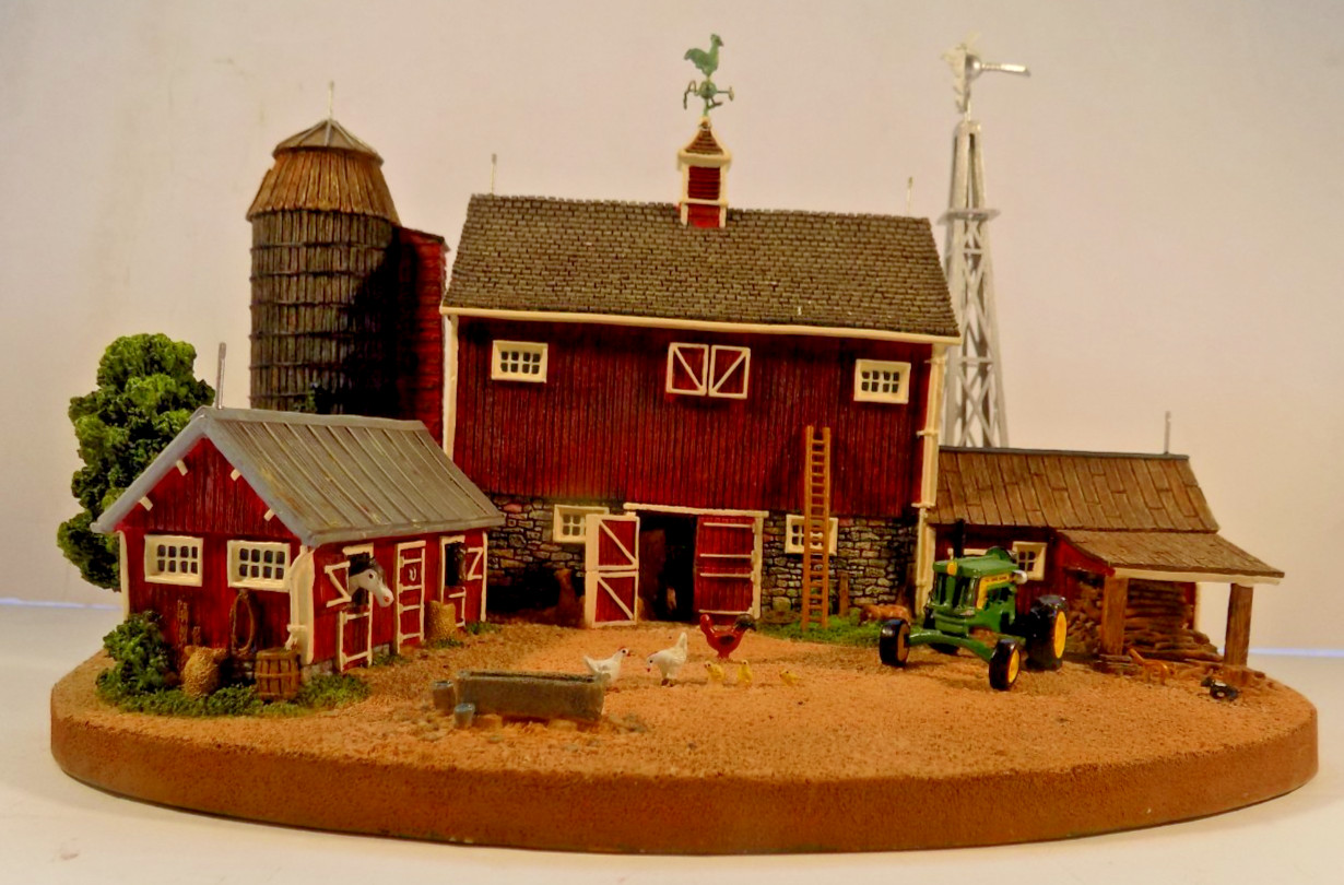 Danbury Mint THE OLD RED BARN Farm Building John Deere Licensed Collection Danbury Mint THE OLD RED BARN Farm Building John Deere Licensed Collection
