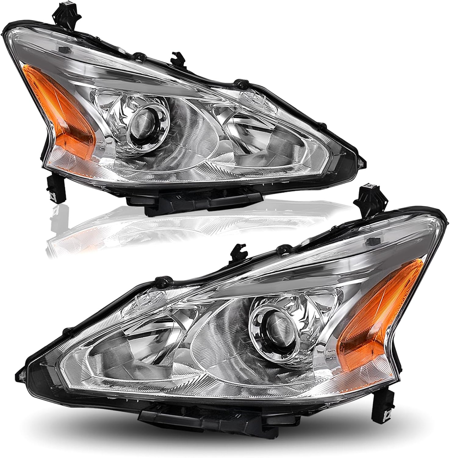 Headlight Assembly Compatible with 2013 2014 2015 Altima 4-Door Sedan 13 14 15 A Headlight Assembly Compatible with 2013 2014 2015 Altima 4-Door Sedan 13 14 15 A