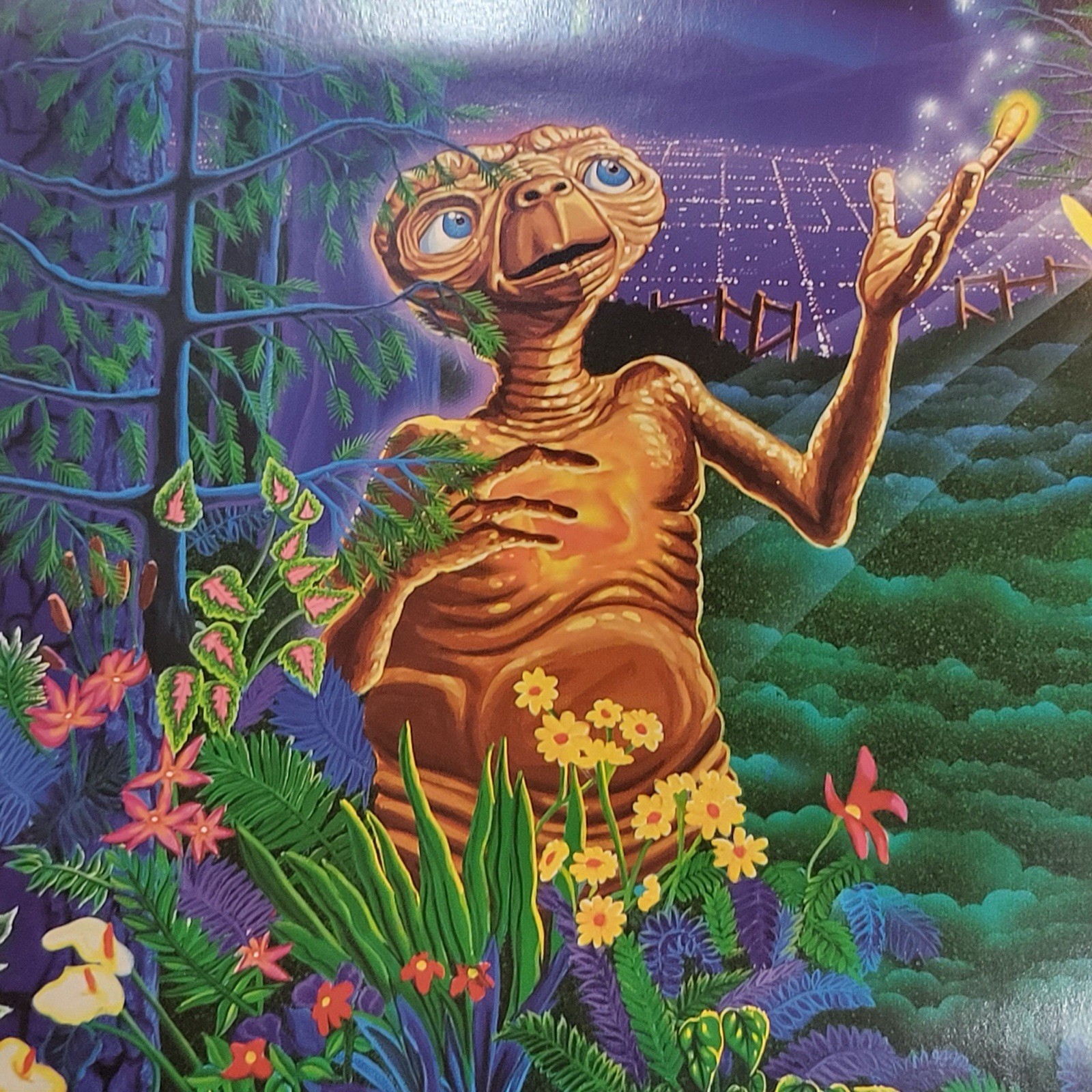 1992 E.T limited lithograph movie poster 36\