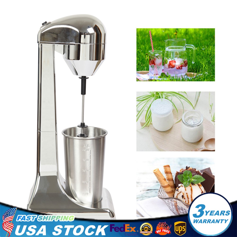 Commercial Milk Shake Machine Electric Milkshake Maker Drink Mixer Smoothie 100W